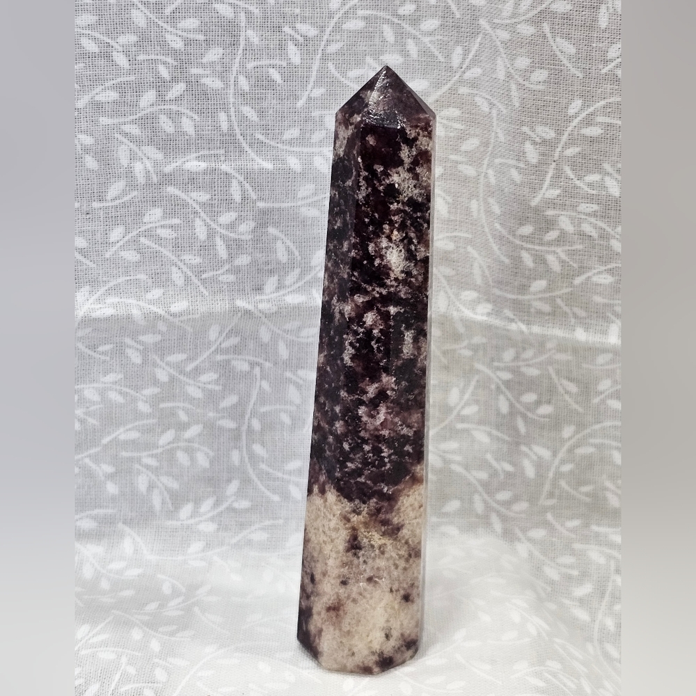 Lepidolite Crystal Tower